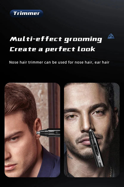 Electric Nose Hair Trimmer Safe Not To Hurt The Nose Not Stuck Hair Multifunctional Shaving Nose Hair Electric Eyebrow Trimmer