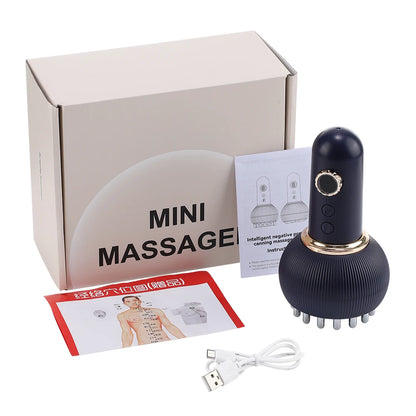 Rechargeable Guasha Massager Body Shaping Heating Meridian Scraping Brush Lymphatic Detoxification Regimen Dredging Fat Burner