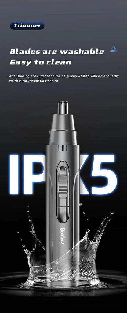 Electric Nose Hair Trimmer Safe Not To Hurt The Nose Not Stuck Hair Multifunctional Shaving Nose Hair Electric Eyebrow Trimmer