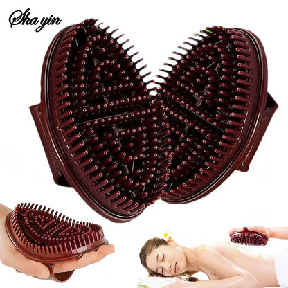 1pc Meridian Slimming Brush Dredging Meridian Massage Five Elements Body Beauty Leg Universal Silicone Scraping Tool Health Care