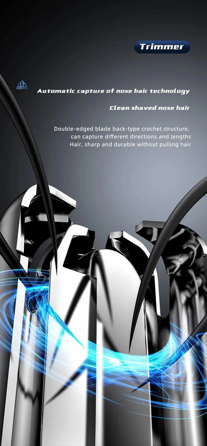 Electric Nose Hair Trimmer Safe Not To Hurt The Nose Not Stuck Hair Multifunctional Shaving Nose Hair Electric Eyebrow Trimmer