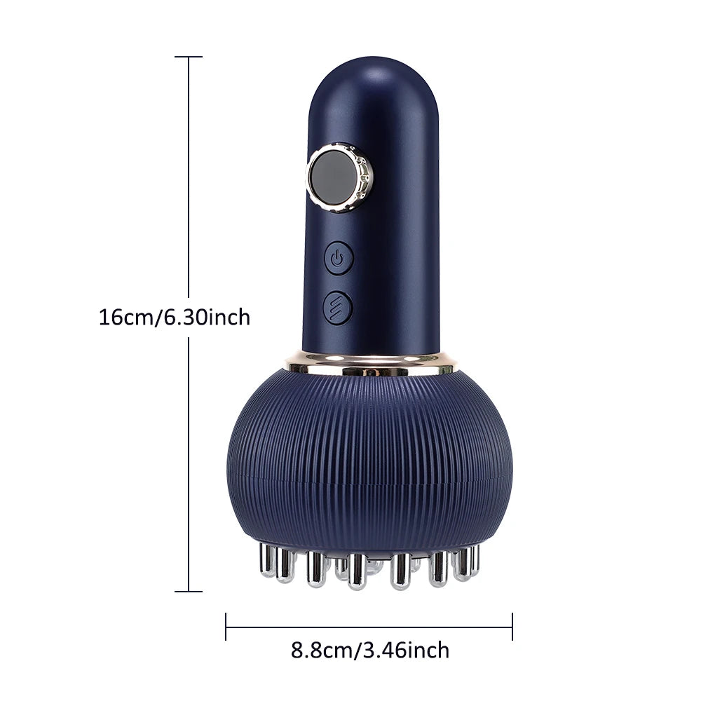 Rechargeable Guasha Massager Body Shaping Heating Meridian Scraping Brush Lymphatic Detoxification Regimen Dredging Fat Burner