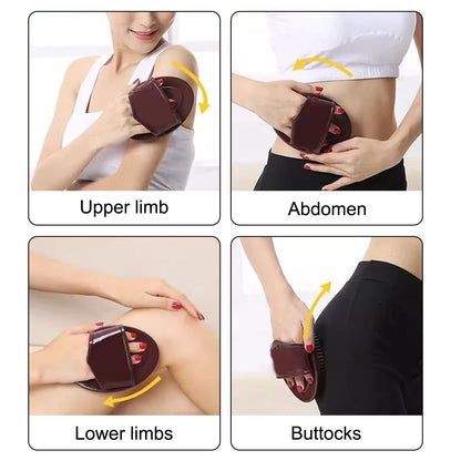 1pc Meridian Slimming Brush Dredging Meridian Massage Five Elements Body Beauty Leg Universal Silicone Scraping Tool Health Care