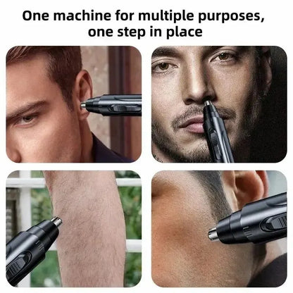 Electric Nose Hair Trimmer Safe Not To Hurt The Nose Not Stuck Hair Multifunctional Shaving Nose Hair Electric Eyebrow Trimmer