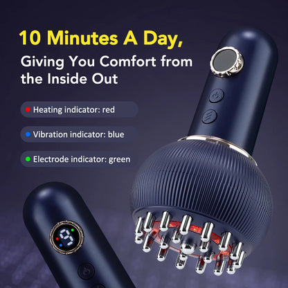 Rechargeable Guasha Massager Body Shaping Heating Meridian Scraping Brush Lymphatic Detoxification Regimen Dredging Fat Burner